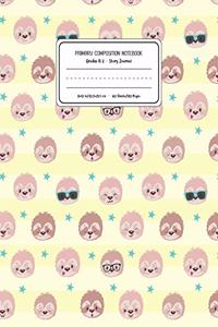 Primary Composition Notebook Grades K-2 Story Journal