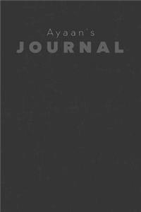 Ayaan's Journal