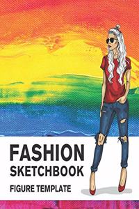 Fashion Sketchbook Figure Template