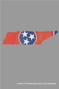 A Map of Tennessee State Flag Journal