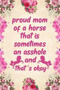 Proud mom of a horse that is sometimes an asshole and that's okay