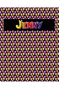 120 Page Handwriting Practice Book with Colorful Alien Cover Jenny