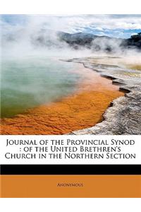 Journal of the Provincial Synod