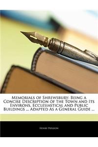 Memorials of Shrewsbury