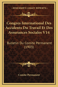 Congres International Des Accidents Du Travail Et Des Assurances Sociales V14