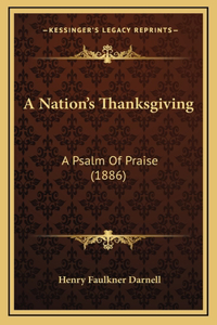 A Nation's Thanksgiving