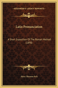 Latin Pronunciation