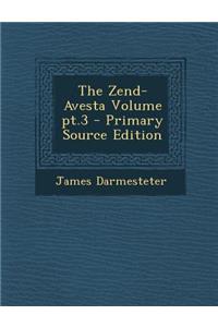 Zend-Avesta Volume PT.3