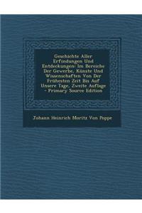Geschichte Aller Erfindungen Und Entdeckungen