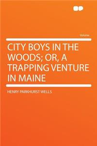 City Boys in the Woods; Or, a Trapping Venture in Maine