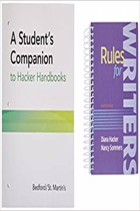 Rules for Writers with Writing about Literature (Tabbed Version) 9e & a Student's Companion to Hacker Handbooks