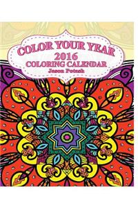 Color Your Year 2016 Coloring Calendar