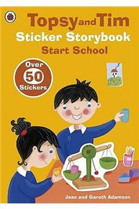 Topsy and Tim Sticker Storybook: Start School
