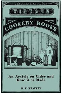 An Article on Cider and How it is Made