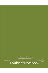 French Lined Paper Notebook