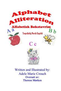 Alphabet Alliteration Bilingual Norwegian English