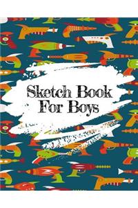 Sketch Book For Boys