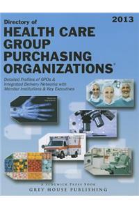 Directory of Healthcare Group Purchasing Organizations, 2013