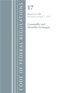 Code of Federal Regulations, Title 17 Commodity and Securities Exchanges 41-199, Revised as of April 1, 2018