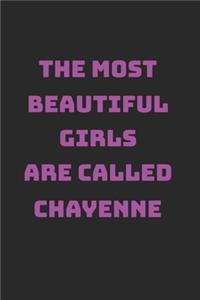Chayenne Girl Woman Notebook