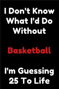 I Don't Know What I'd Do Without Basketball I'm Guessing 25 To Life