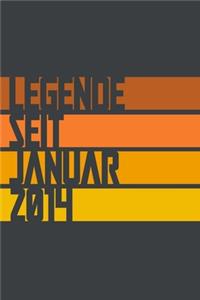 Legende seit Januar 2014