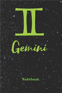 Zodiac Sign Gemini Notebook
