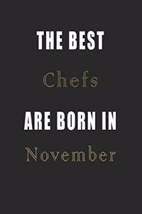 The best Chefs are born in November journal