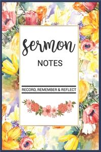 My Sermon Notes Journal