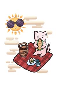 Picnic Sky Cat Notebook