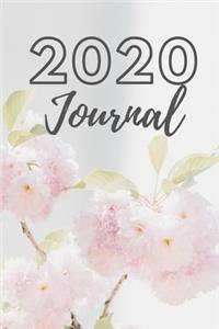 2020 Journal Floral Flowers, Blank Lined Diary for Thoughts Ideas and Dreams, 6x9