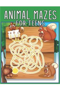 Animal Mazes For Teens