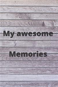 My Awesome Memories Birthday Gift