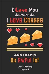 I Love You As Much As I Love Cheese And That Is An Awful Lot