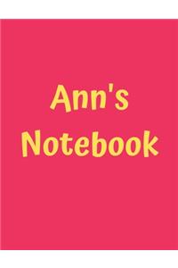 Ann's Notebook