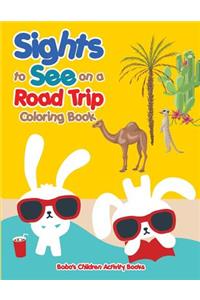 Sights to See on a Road Trip Coloring Book