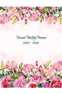 Personal Monthly Planners 2020-2024