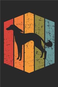 Retro Saluki Notebook - Gift for Saluki Lovers and Dog Owners - Vintage Saluki Diary - Saluki Writing Journal