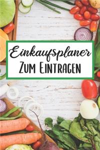 Einkaufsplaner Zum Eintragen