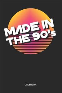 Made In The 90s Calendar
