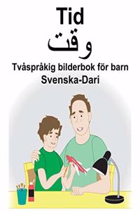 Svenska-Dari Tid Tvåspråkig bilderbok för barn