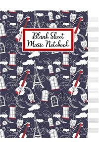 Blank Sheet Music Notebook