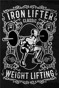 Weight Lifting Notebook