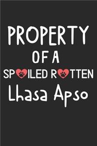Property Of A Spoiled Rotten Lhasa Apso