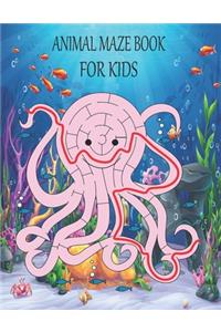 Animal maze book for kids