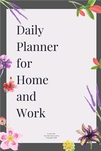 Daily Planner for Home and Work