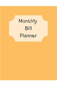 Monthly Bill Planner