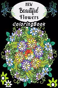 NEW Beautiful flowers Coloring Book