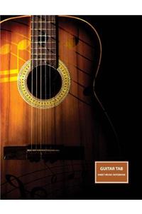 Guitar Tab Sheet Music Notebook