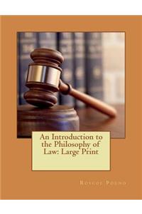 An Introduction to the Philosophy of Law